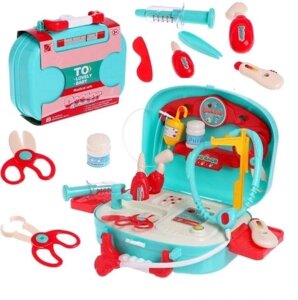 Великий медичний набір маленький доктор лікар у валізі малий Doris Dh660-59.