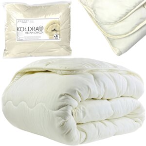 Зимова ковдра 200x220 овеча вовна преміум товста виробництва валіза Koney