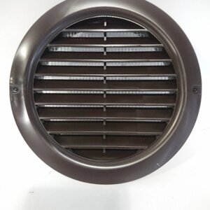 Решітка вентиляційна VENTS 125 мм, коричнева