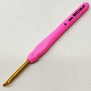 Гачок для в'язання SHUMA #4 з м'якою ручкою