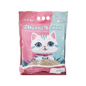 Милий котик Гігієнічний бентонітовий наповнювач 4.5 л