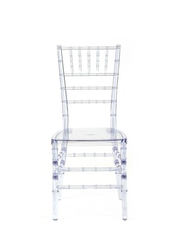 Стілець прозорий для дому, для кухні, для ресторану і кафе К'яварі (Chiavari) з первинного полікарбонату