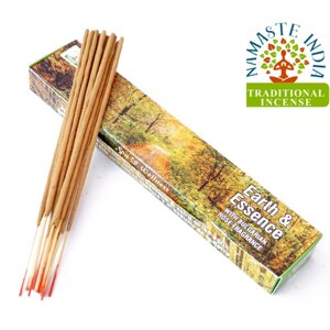 Аромапалочки NAMASTE INDIA Earth & Essence 15 грам Сутність Землі
