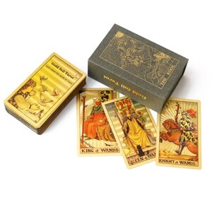 Карти Таро Уейта Waite's Tarot Cards золоте рамкове Таро Zen Garden od-30449