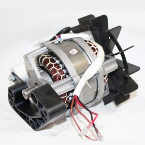 Мотор для бетономішалки 850Вт з конденсатором, крильчаткою і кріпленням