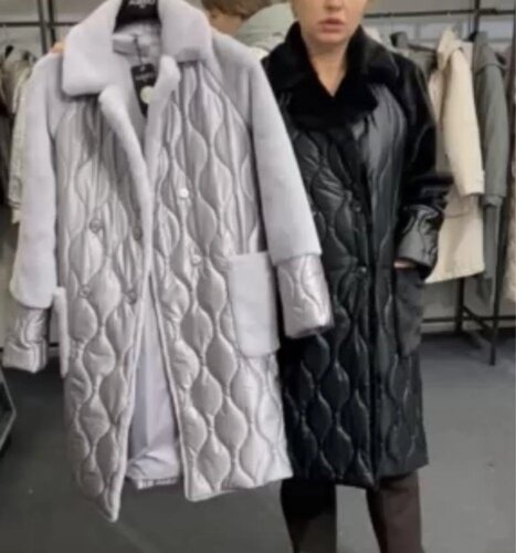 Альберто біні зимове пальто світло-чорне пальто жіноче
