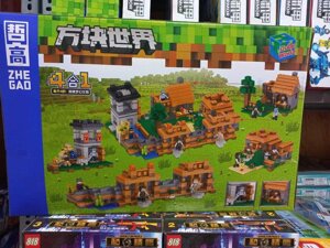 Конструктор Minecraft Майнкрафт 4в1 Велика Деревина доповнює Lego