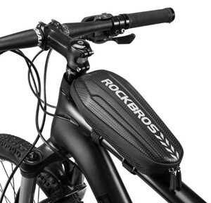 Велосумка на раму ROCKBROS B61 (чорний карбон) 1.5 л велосумка/сідло