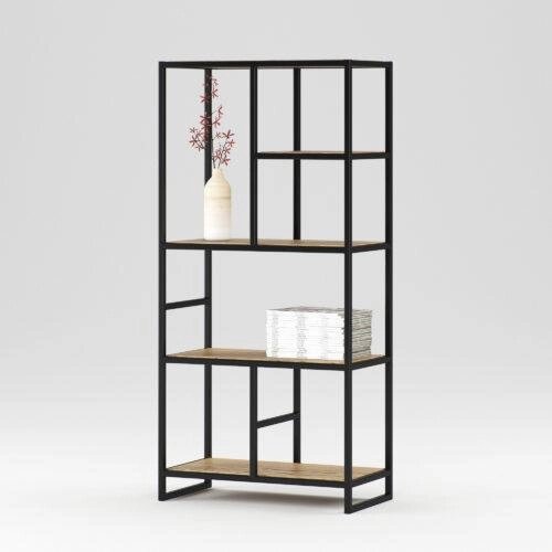 Стеллаж GoodsMetall в стиле Лофт 1430х680х350 "Брикс" ##от компании## GoodsMetall - ##фото## 1