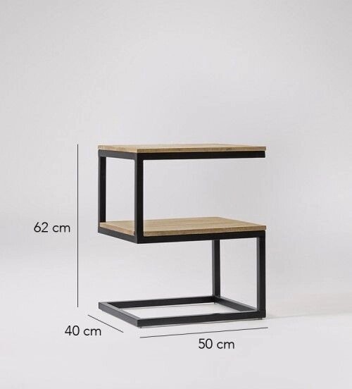 Столик журнальный, кофейный GoodsMetall из металла в стиле Loft "Архимед" ##от компании## GoodsMetall - ##фото## 1