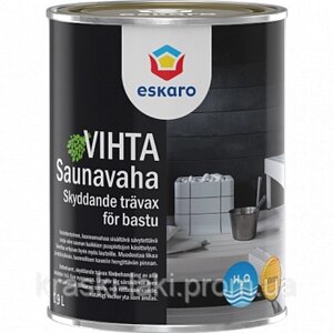 Декоративно-захисний засіб для дерев'яних банних поверхонь Eskaro Saunavaha Vihta