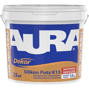 Структурна штукатурка Aura Dekor Silikon Putz K15