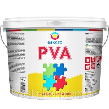Универсальный клей ПВА для внутренних работ Eskaro PVA Liim ##от компании## Краски-Лаки - ##фото## 1