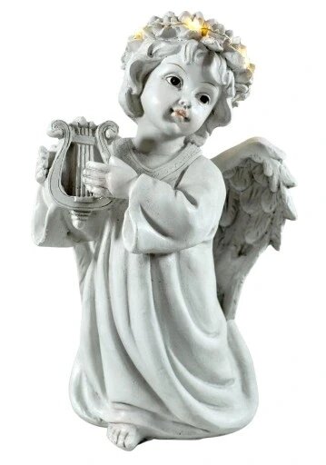 Angel Figurine моляться на могилу світлодіода 22см Статуетка Бренд Європи від компанії Euromarka - фото 1