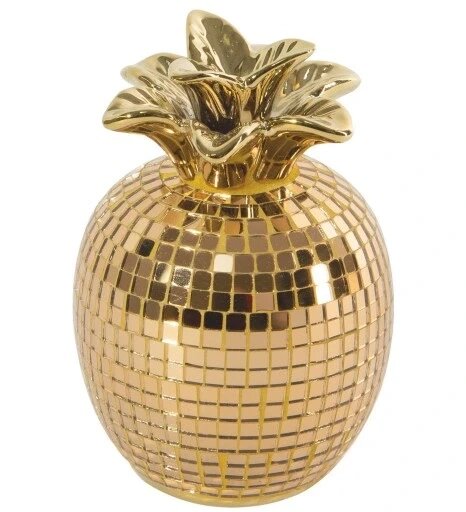 Atramart Ananas Golden дзеркальна кераміка 16 см Статуетка Бренд Європи від компанії Euromarka - фото 1