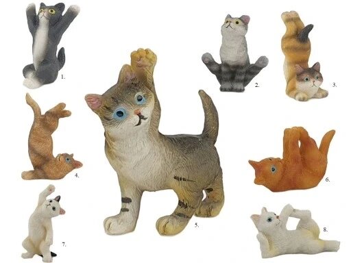 CAT CATS YOGA YOGA CATS фігури 6 см Статуетка Бренд Європи від компанії Euromarka - фото 1