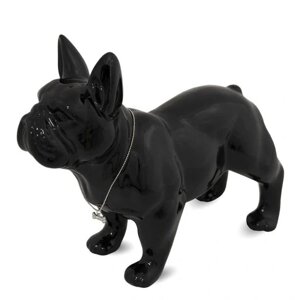 Чорна фігура бульдог собака з бульдогом Статуетка Бренд Європи