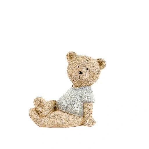 Ciggy Bank Teddy Bear Ceramics 15x10x17 Статуетка Бренд Європи від компанії Euromarka - фото 1