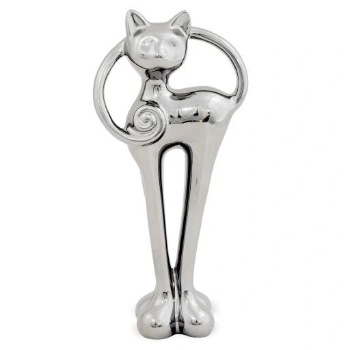 Figurine Cat CrEbra 20см, кераміка сучасна Статуетка Бренд Європи від компанії Euromarka - фото 1