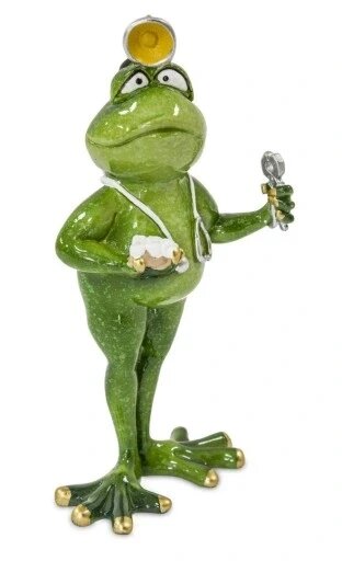 Figurine жаба 20 см зелений Статуетка Бренд Європи від компанії Euromarka - фото 1