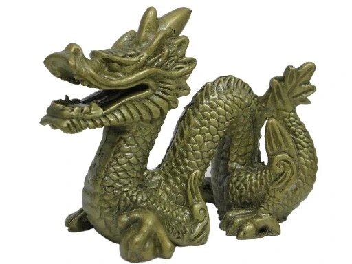 Golden Dragon Chirian 2C - Feng Shui Статуетка Бренд Європи від компанії Euromarka - фото 1