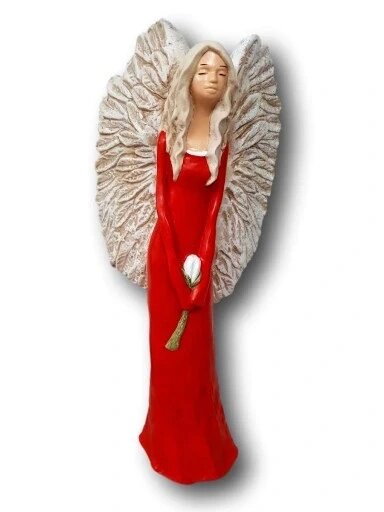 Gypsum Figurine Angel Home Прикраси XL Статуетка Бренд Європи від компанії Euromarka - фото 1