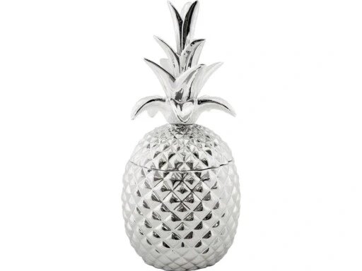 Статуетка контейнер Ananas Silver 18,5x9см Статуетка Бренд Європи від компанії Euromarka - фото 1