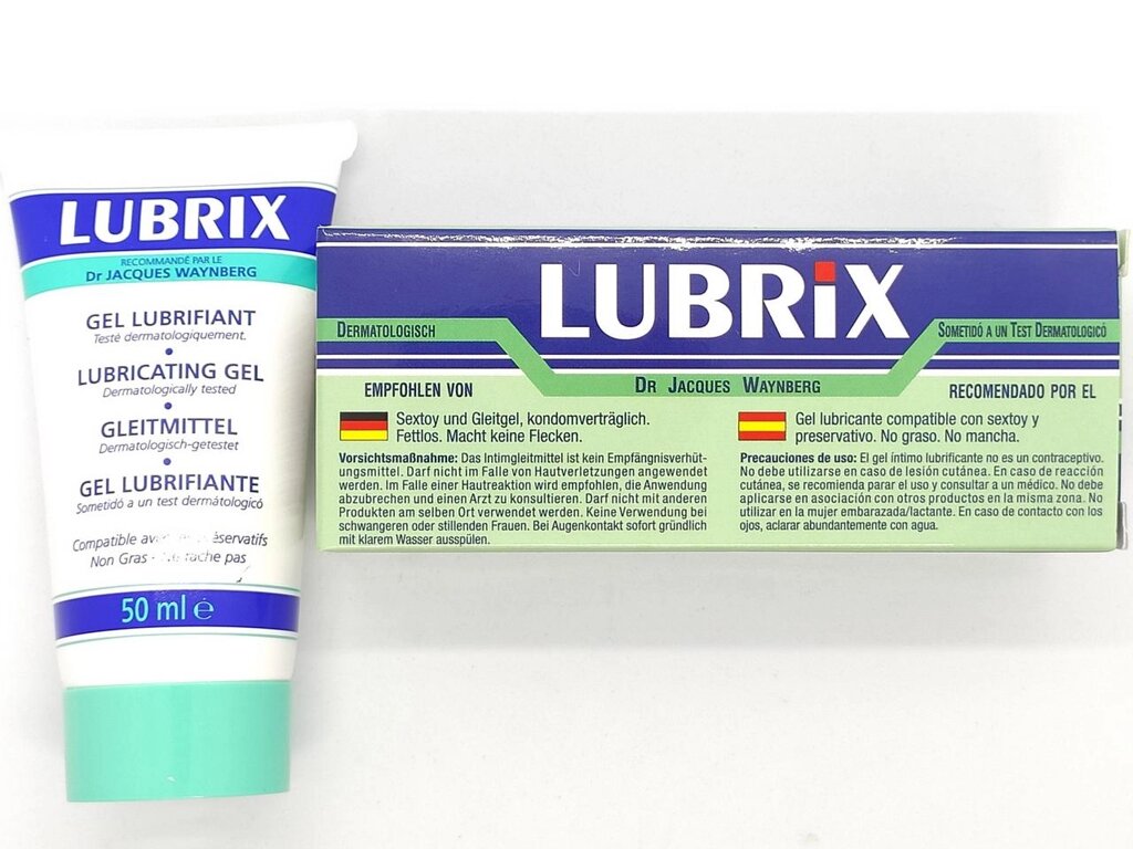 Лубрикант водной основе Lubrix 50 мл ##от компании## Интернет магазин Персик - ##фото## 1