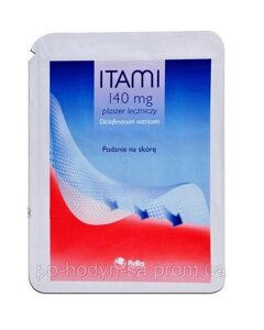 ITAMI Знеболювальний пластир з Диклофенаком 1510 см, 140 мг