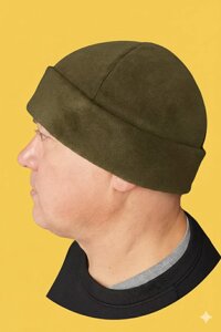 Флісова Шапка з відворотом