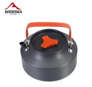 Чайник туристичний алюмінієвий Widesea 1.6л WSKT-16R, похідний чайник для багаття та туристичного пальника