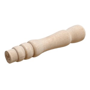 Ручка дерев'яна для шампурів 16.5 см, держак дерев'яний