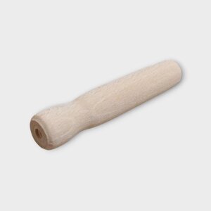 Точена ручка з дерева 12 см бук для різних виробів, ручка дерев'яна для напилка