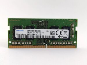 Оперативна пам'ять для ноутбука sodimm samsung DDR4 4gb PC4-2400T (M471A5244CB0-CRC) б/в