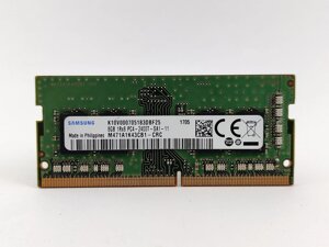 Оперативна пам'ять для ноутбука sodimm samsung DDR4 8gb PC4-2400T (M471A1k43CB1-CRC) б/в