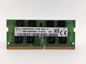 Оперативна пам'ять для ноутбука sodimm SK hynix DDR4 8gb PC4-2133P (HMA41GS6afr8N-TF) б/в
