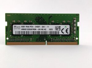 Оперативна пам'ять для ноутбука sodimm SK hynix DDR4 8gb PC4-2400T (HMA81GS6afr8N-UH) б/в