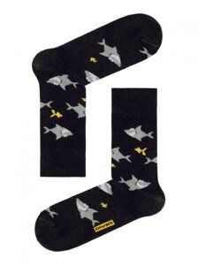 Шкарпетки чоловічі HAPPY 17С-151СП 058 25 р. чорний