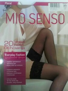 Панчохи Mio Senso "EverydayFashion Floral 20 Den" size 2/3 Eclair