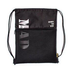 Зручний міський рюкзак-мішок для взуття чорного кольору від MAD | born to win
