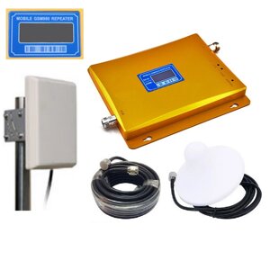 Підсилювач сигналу GSM 4G LTE 900 мгц мобільного зв'язку репітер для села repeater (б/п)