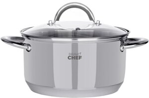 Каструля Bravo Chef 20 см 3.6 л з кришкою (BC-2001-20)