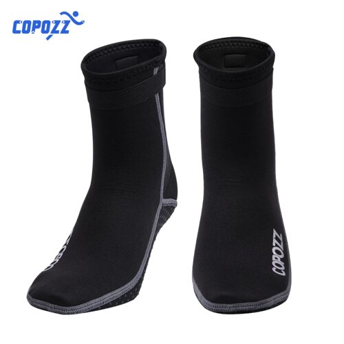 Неопренове взуття, коралки, аквашузи для дайвінгу, серфінгу Copozz р. 39-40 L Black (QSW-4960)