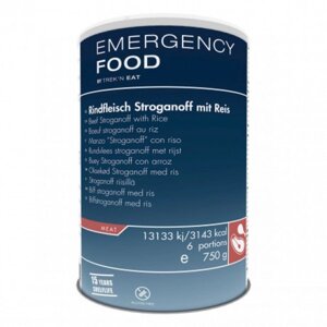 Аварійне харчування Emergency Food Бефстроганів з рисом 6 порцій (1017-601101.01)