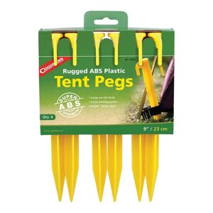 Кілочки для намету Coghlans ABS Tent Pegs 9 6 Pack (1053-CHL. 9309)