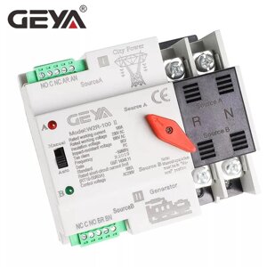 Автоматичний перемикач напруги мережа — генератор 63А Geya
