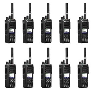 Радіостанція професійна Motorola (10 шт) MotoTRBO DP4800 VHF AES-256 цифрова з дисплеєм