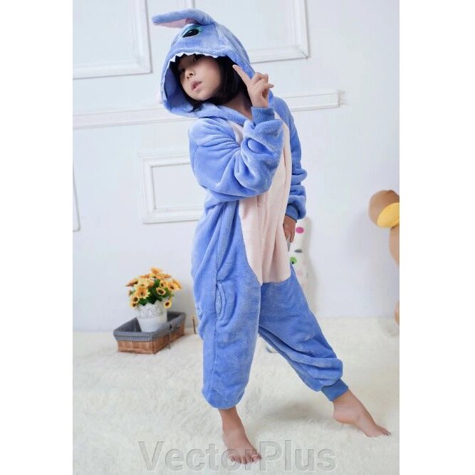 Дитячий Kigurumi Stich розмовляв 120 см SKL11-277609 від компанії VectorPlus - фото 1