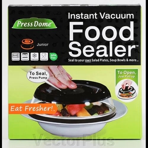 Вакуумна кришка Vacuu Food SeaerВакуумна кришка Vacuu Food Seaer від компанії VectorPlus - фото 1