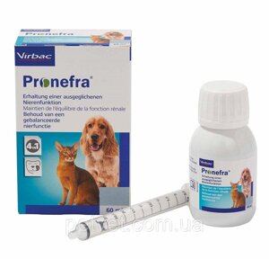 Пронефра (Pronefra) суспензія при хронічній нирковій недостатності у кішок і собак 60 мл.